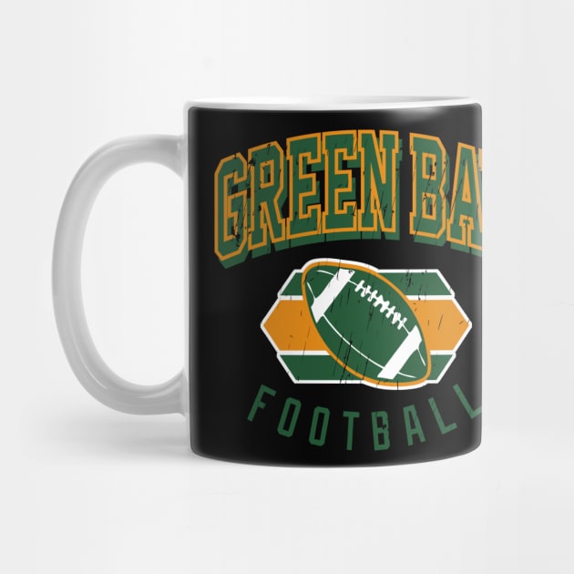 Vintage Green Bay Football by funandgames